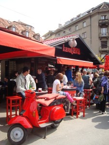 Kava Tava - the coffee pot in Britanski Trg